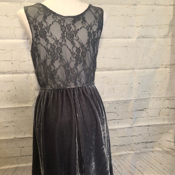 New Price! Red Camel Lace Overlay Mini Dress - Picture 4 of 7